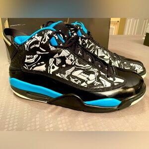 Authentic 2009 Jordan Dub Zero Laser, Blue Size 12 Excellent Condition worn 5x